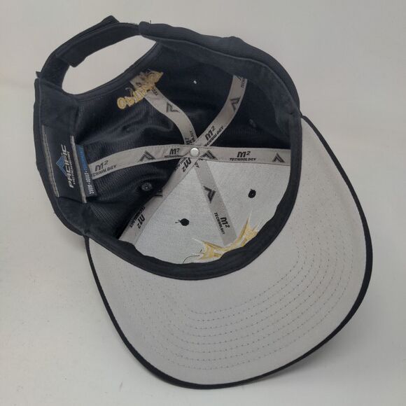 Pacific Headwear Men's Strapback Hat Black Embroidered Optimist Logo - Picture 6 of 9